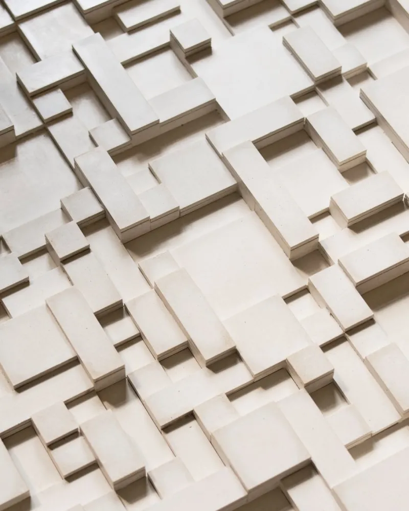 Online Pamono Brutalist Concrete Wall Art in White by Tom's Factory