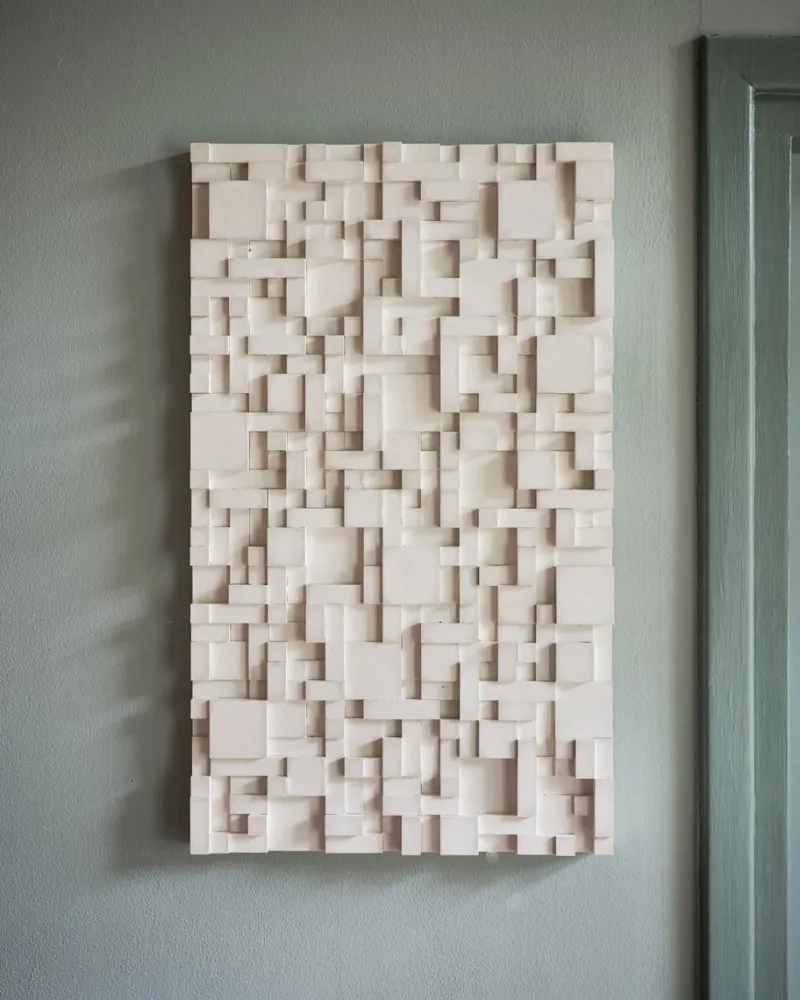Online Pamono Brutalist Concrete Wall Art in White by Tom's Factory