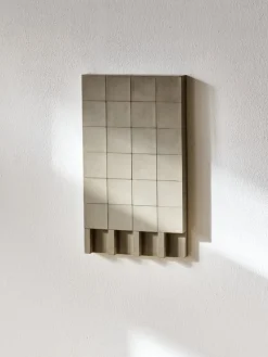 Pamono Brutalist Concrete Wall Art in Warm Grey by Tom's Factory> Minimalist|Mid-Century