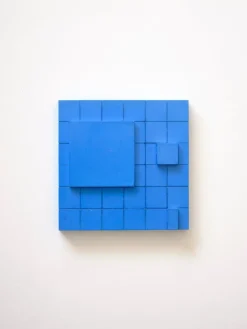 Pamono Brutalist Concrete Wall Art in Vivid Blue by Tom's Factory