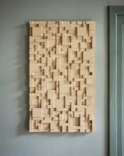 Pamono Brutalist Concrete Wall Art in Beige by Tom's Factory> Wall Decor