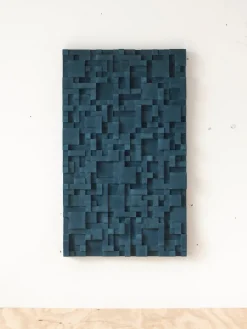 Discount Pamono Brutalist Concrete Wall Art in Blue by Tom's Factory