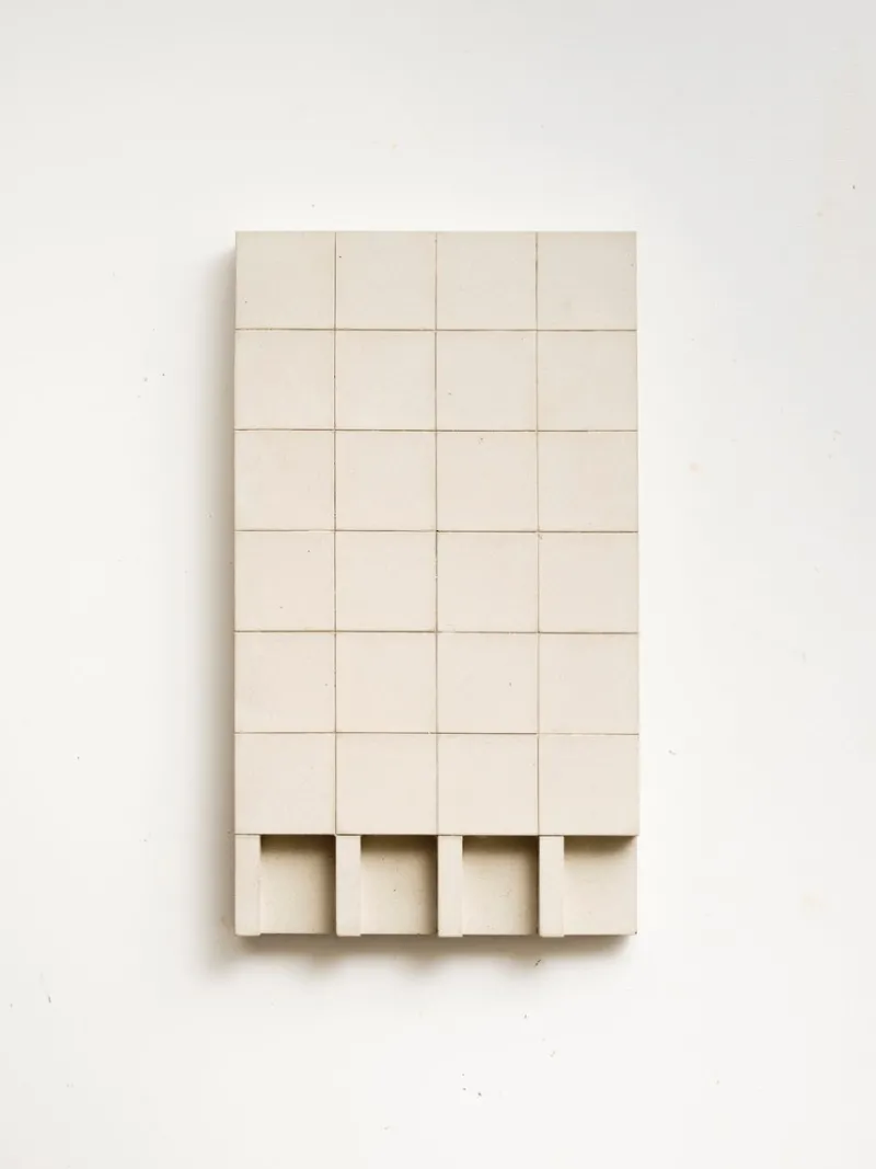 Pamono Brutalist Concrete Wall Art in Off White by Tom's Factory> Wall Decor