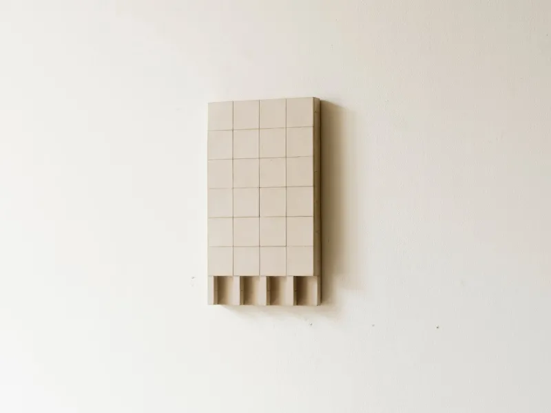 Pamono Brutalist Concrete Wall Art in Off White by Tom's Factory> Wall Decor