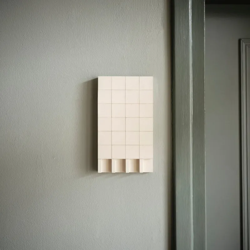 Pamono Brutalist Concrete Wall Art in Off White by Tom's Factory> Wall Decor