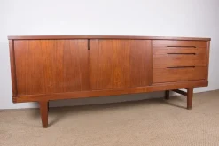 Hot Pamono Brutalist Danish Teak Sideboard by Henning Kjærnulf for Vejle Stole, 1960s
