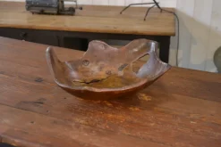 Online Pamono Brutalist Elm Fruit Bowl, 1970s