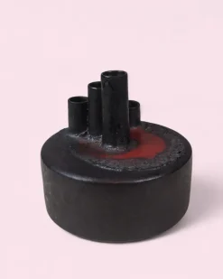 Online Pamono Brutalist Fat Lava Candleholder, 1970s