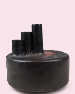 Online Pamono Brutalist Fat Lava Candleholder, 1970s