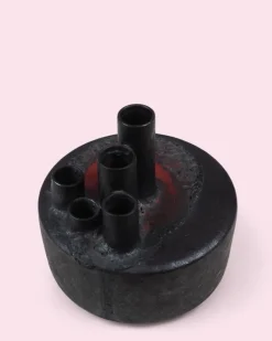 Online Pamono Brutalist Fat Lava Candleholder, 1970s