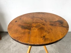 Pamono Brutalist Folk Art Table, 1950s><noscript><img width=