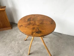 Pamono Brutalist Folk Art Table, 1950s><noscript><img width=
