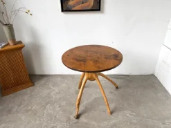 Pamono Brutalist Folk Art Table, 1950s><noscript><img width=