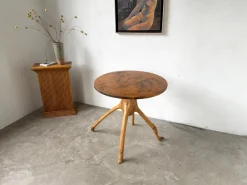 Pamono Brutalist Folk Art Table, 1950s><noscript><img width=
