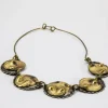 Sale Pamono Brutalist Handmade Brass Necklace 1970s