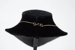 Sale Pamono Brutalist Handmade Brass Necklace 1970s