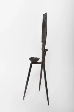 Sale Pamono Brutalist Iron Candleholder, 1960s