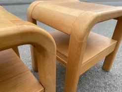 Pamono Brutalist Nightstands by Villy Nørgaard, 1993, Set of 2><noscript><img width=