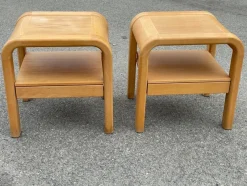 Pamono Brutalist Nightstands by Villy Nørgaard, 1993, Set of 2><noscript><img width=