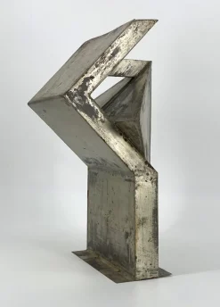 Pamono Brutalist Sculpture, 1960s, Sheet Steel><noscript><img width=