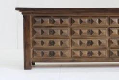 Sale Pamono Brutalist Spanish Carved Sideboard Chest of Drawers, 1960s