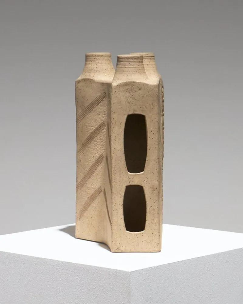 Pamono Brutalist Stoneware Soliflore Vase, 1960s> Vases