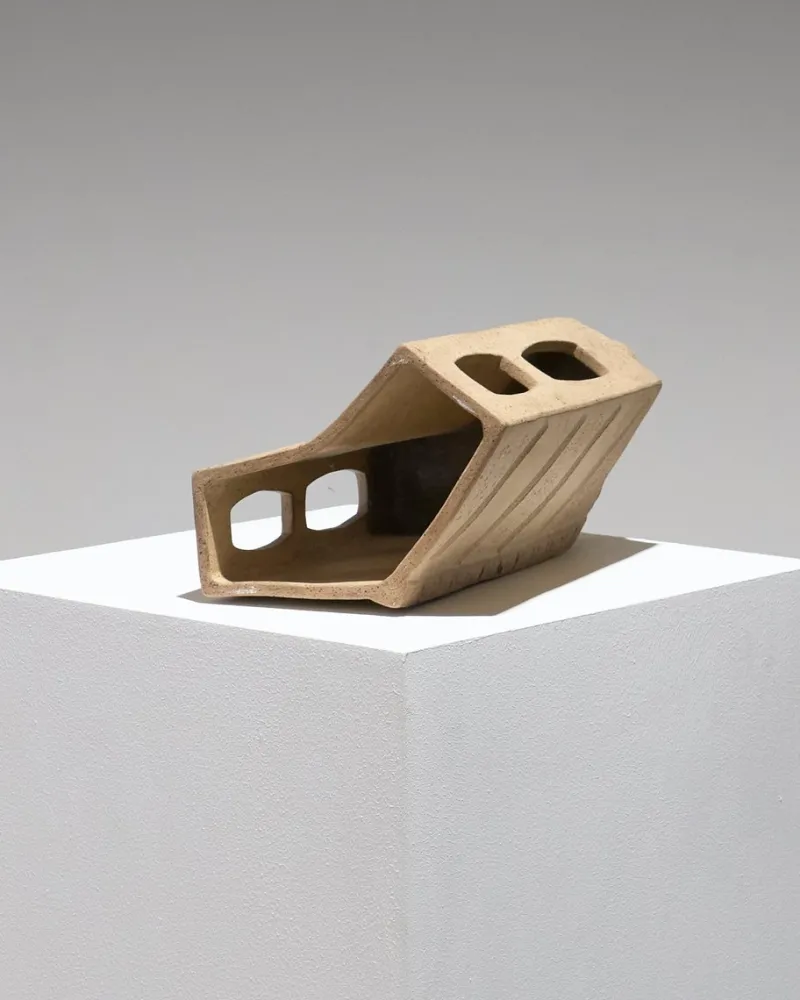 Pamono Brutalist Stoneware Soliflore Vase, 1960s> Vases