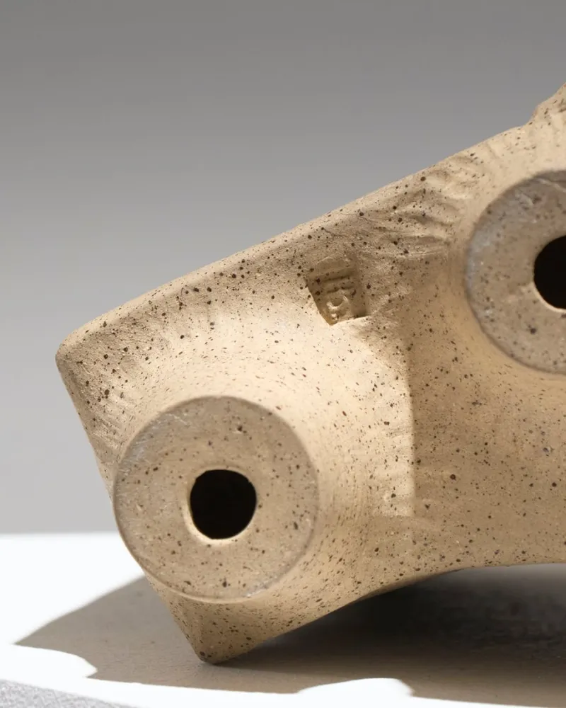 Pamono Brutalist Stoneware Soliflore Vase, 1960s> Vases