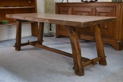 Pamono Brutalist Table Set with Bench, 1960s, Set of 2><noscript><img width=