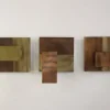 Hot Pamono Brutalist Wall Candleholders in Metal, 1970s, Set of 3