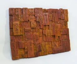 Best Pamono Brutalist Wall Sculpture from Evans