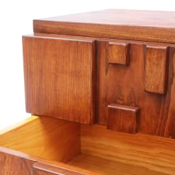 Pamono Brutalist Wooden Chest of Drawers, Italy, 2010s><noscript><img width=