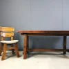 Pamono Brutalist Wooden Dining Table, 1960s> Dining Tables & Sets