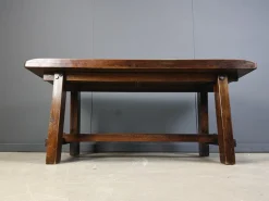 Pamono Brutalist Wooden Dining Table, 1960s> Dining Tables & Sets