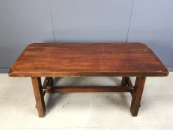 Pamono Brutalist Wooden Dining Table, 1960s><noscript><img width=