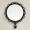 Pamono Brutalist Wrought Iron Chain and Padlock Wall Mirror, 1960> Mirrors
