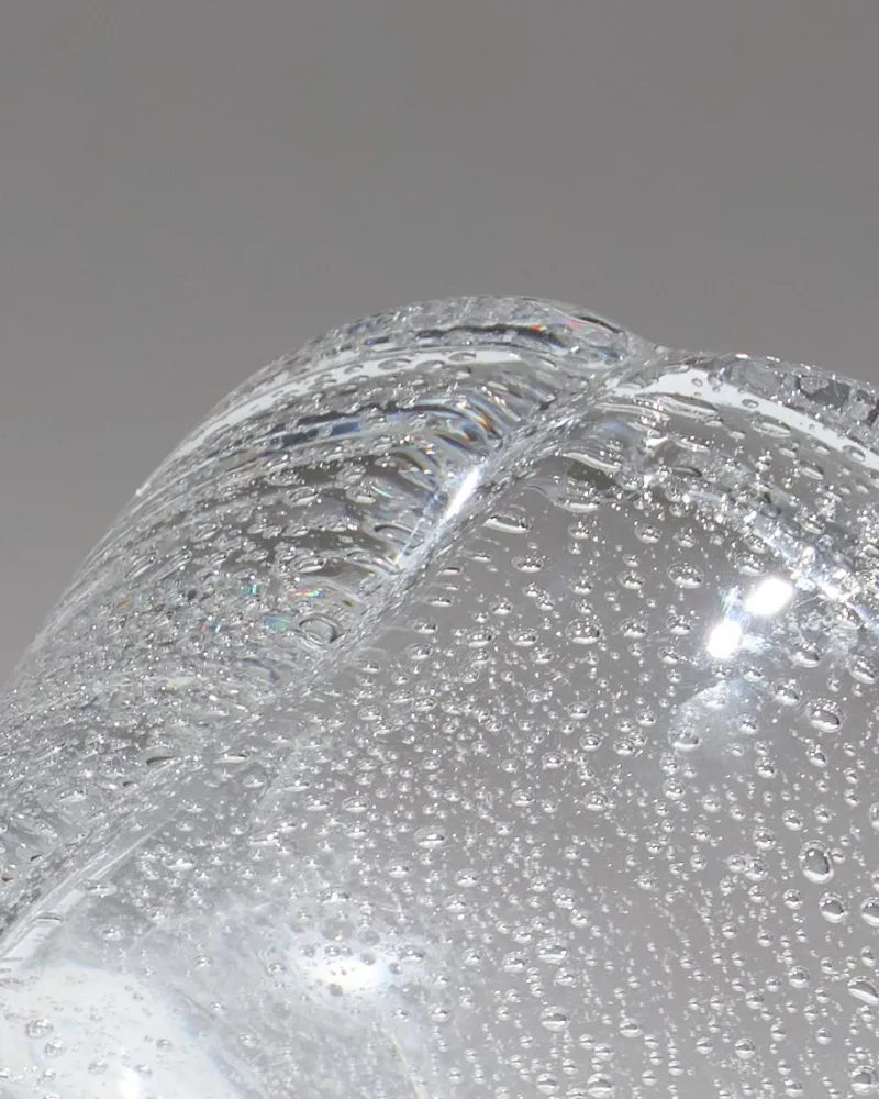Best Pamono Bubble Glass Vase from Daum Nancy, 1950s