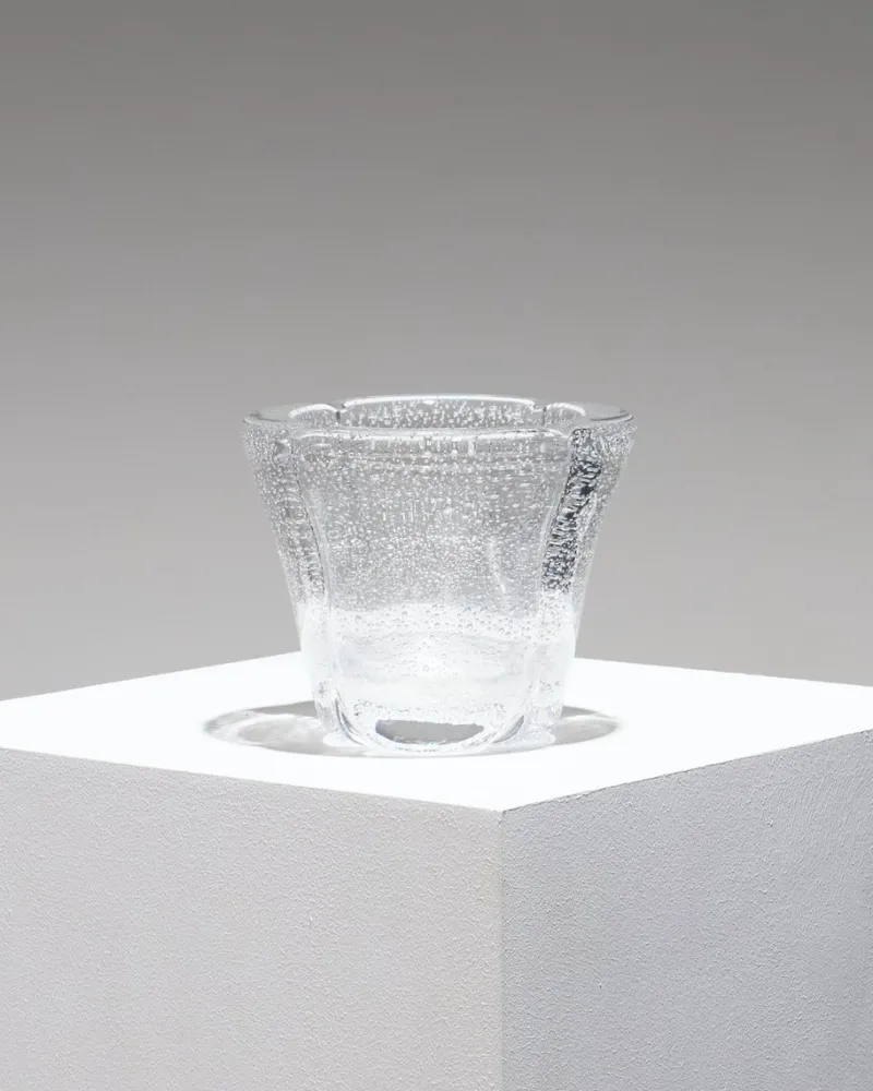 Best Pamono Bubble Glass Vase from Daum Nancy, 1950s