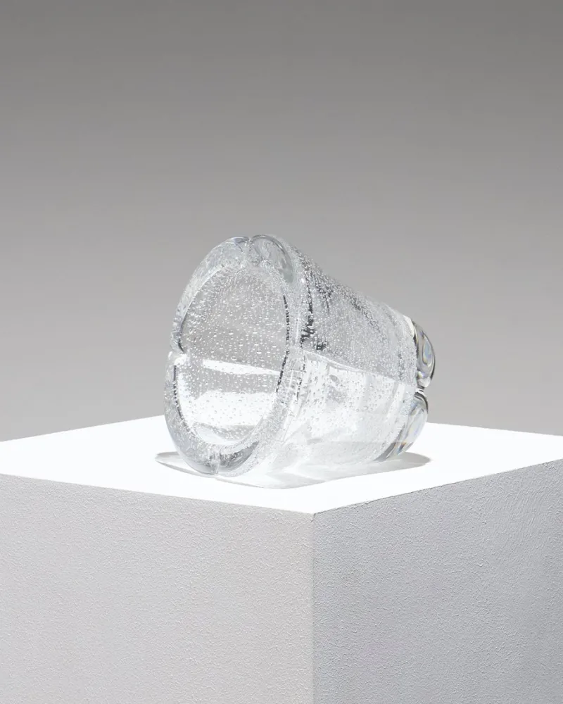 Best Pamono Bubble Glass Vase from Daum Nancy, 1950s