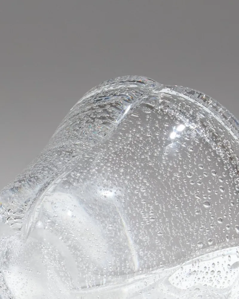 Best Pamono Bubble Glass Vase from Daum Nancy, 1950s