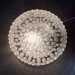 New Pamono Bubble Glass Wall or Ceiling Lamp, 1960s