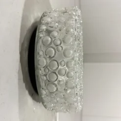 New Pamono Bubble Glass Wall or Ceiling Lamp, 1960s