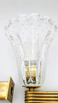 Pamono Bubble Wall Lights from Barovier, Set of 2><noscript><img width=