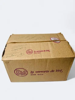 Discount Pamono Bubbled Champagne Glasses from Biot, France, Set of 6
