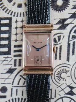 Pamono Bulova Square Watch, 1941> Necklaces