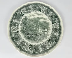 Pamono Burgenland Green Serving Platter from Villeroy & Boch, Germany> Serving Dishes