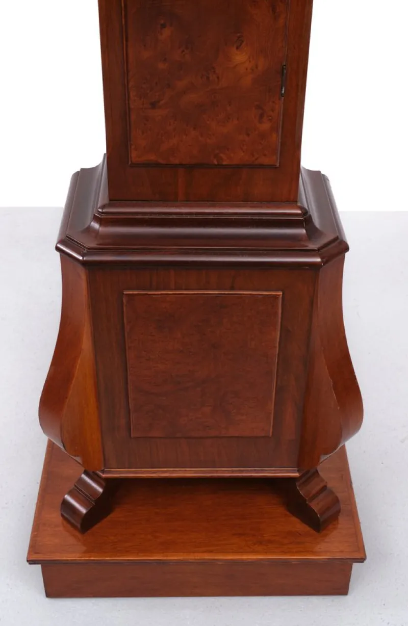Discount Pamono Burl Long Case Warmink Clock, Amsterdam, the Netherlands, 1960s