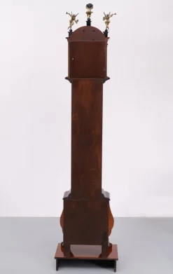 Discount Pamono Burl Long Case Warmink Clock, Amsterdam, the Netherlands, 1960s
