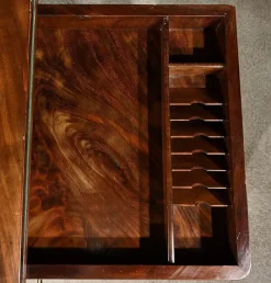 Pamono Burl Mahogany Games Table><noscript><img width=