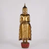 Discount Pamono Burmese Artist, Large Standing Buddha in Pātra-Mudrā, 1800s, Wood